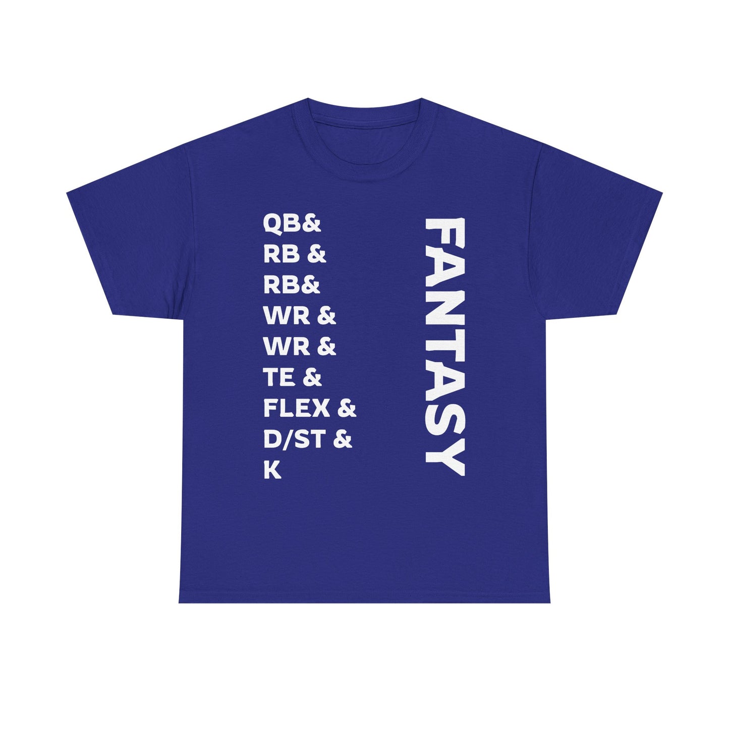 BGLFantasy Sports Football Line Up Unisex Heavy Cotton Short-Sleeve Tee