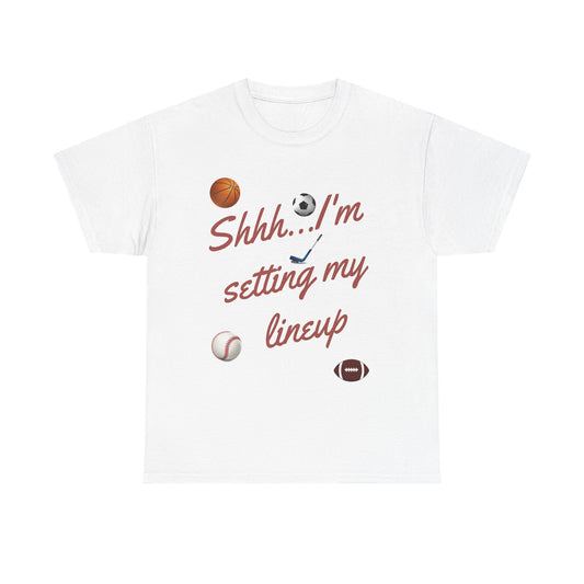 BGLFantasy Sports Lineup Time Unisex Cotton T-Shirt