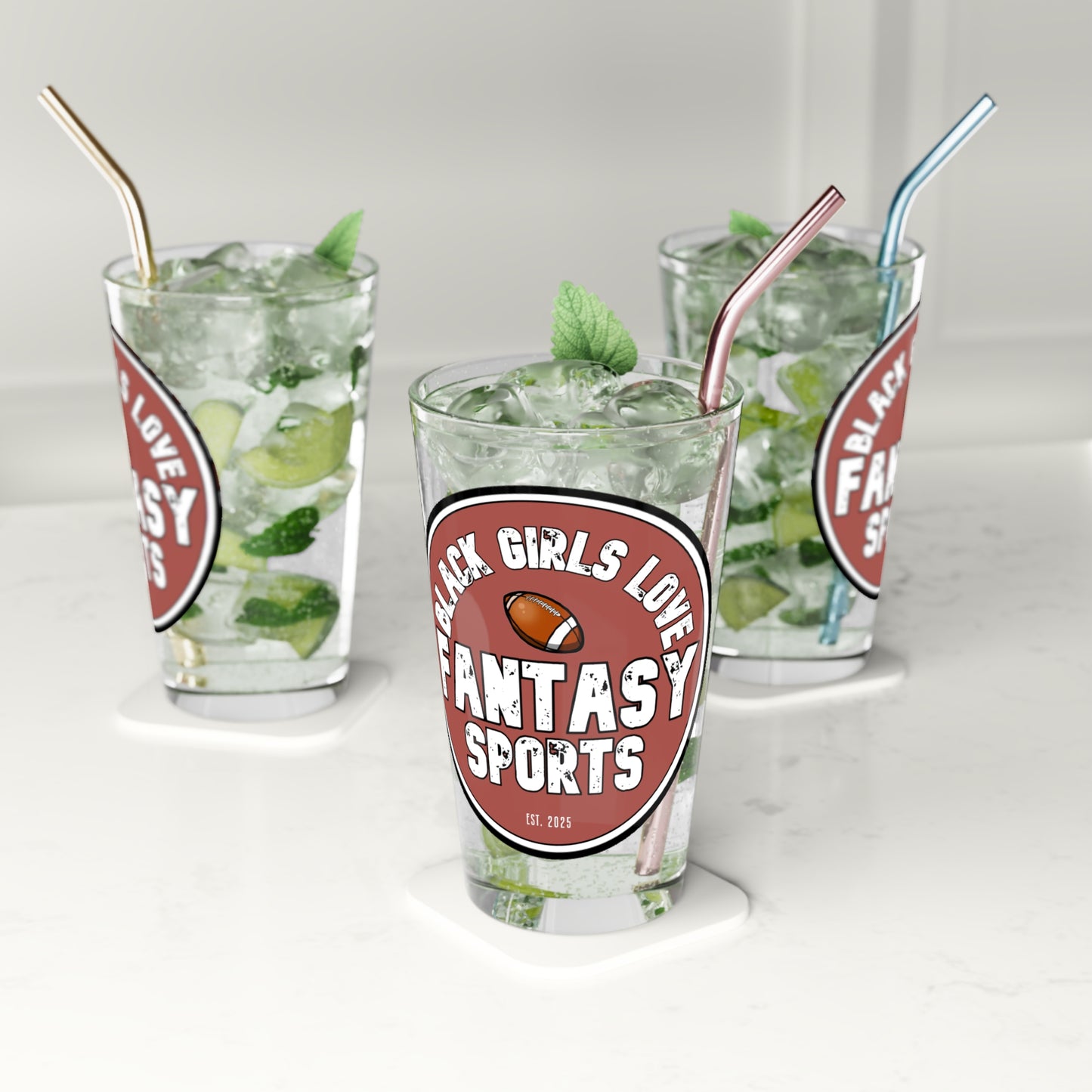 BGLFantasy Sports 16oz Pint Glass