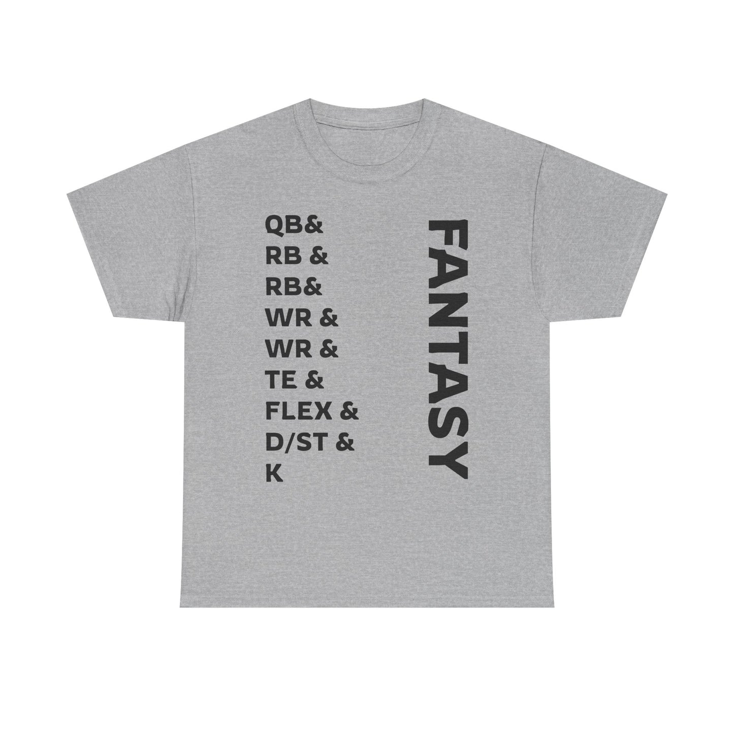 BGLFantasy Sports Football Line Up Unisex Heavy Cotton Short-Sleeve Tee