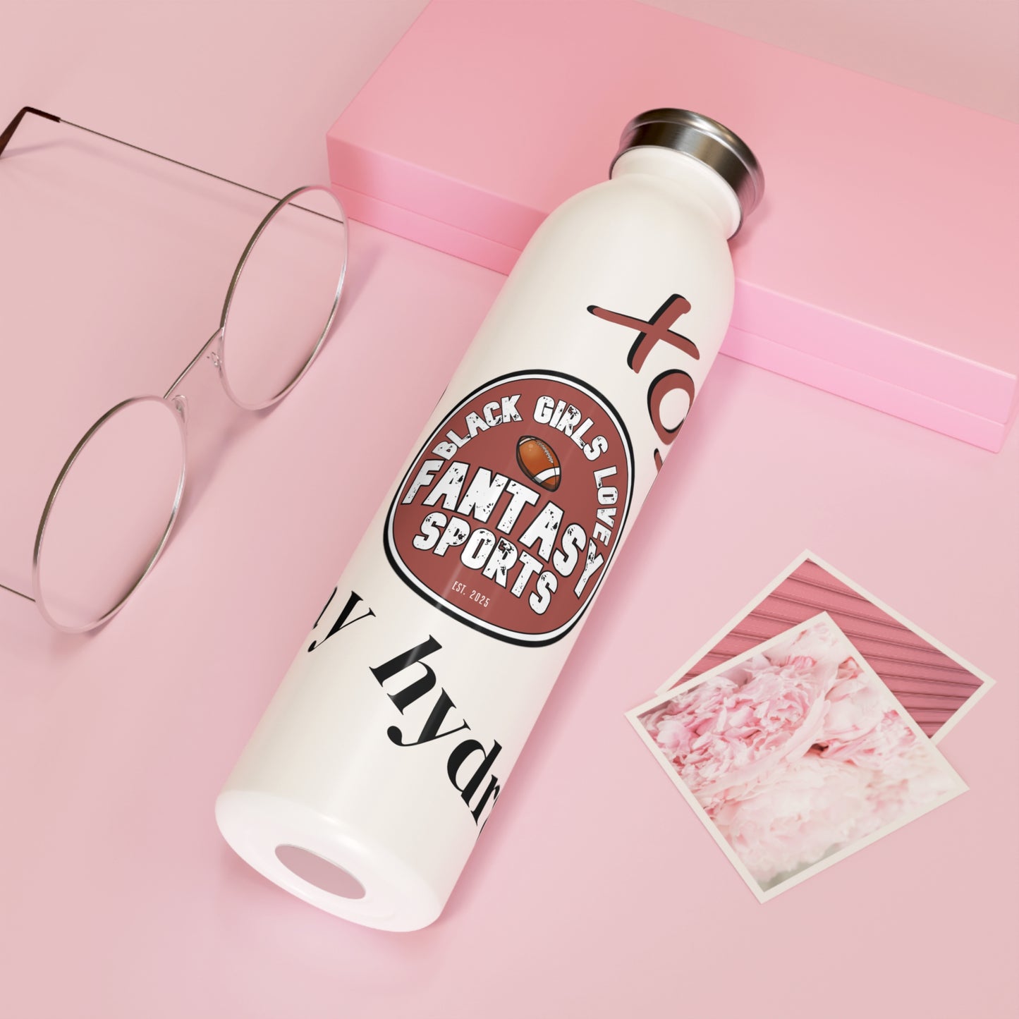 BGLFantasy Sports Slim Water Bottle