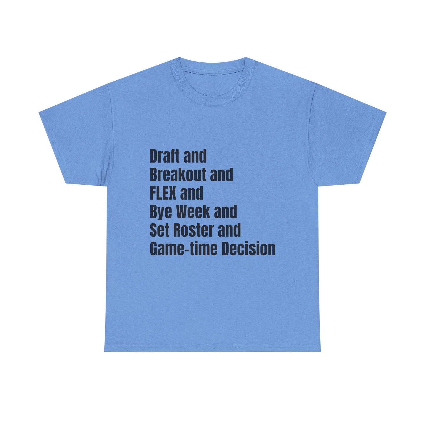 BGLFantasy Sports 6 Terms Unisex Heavy Cotton Short-Sleeve Tee