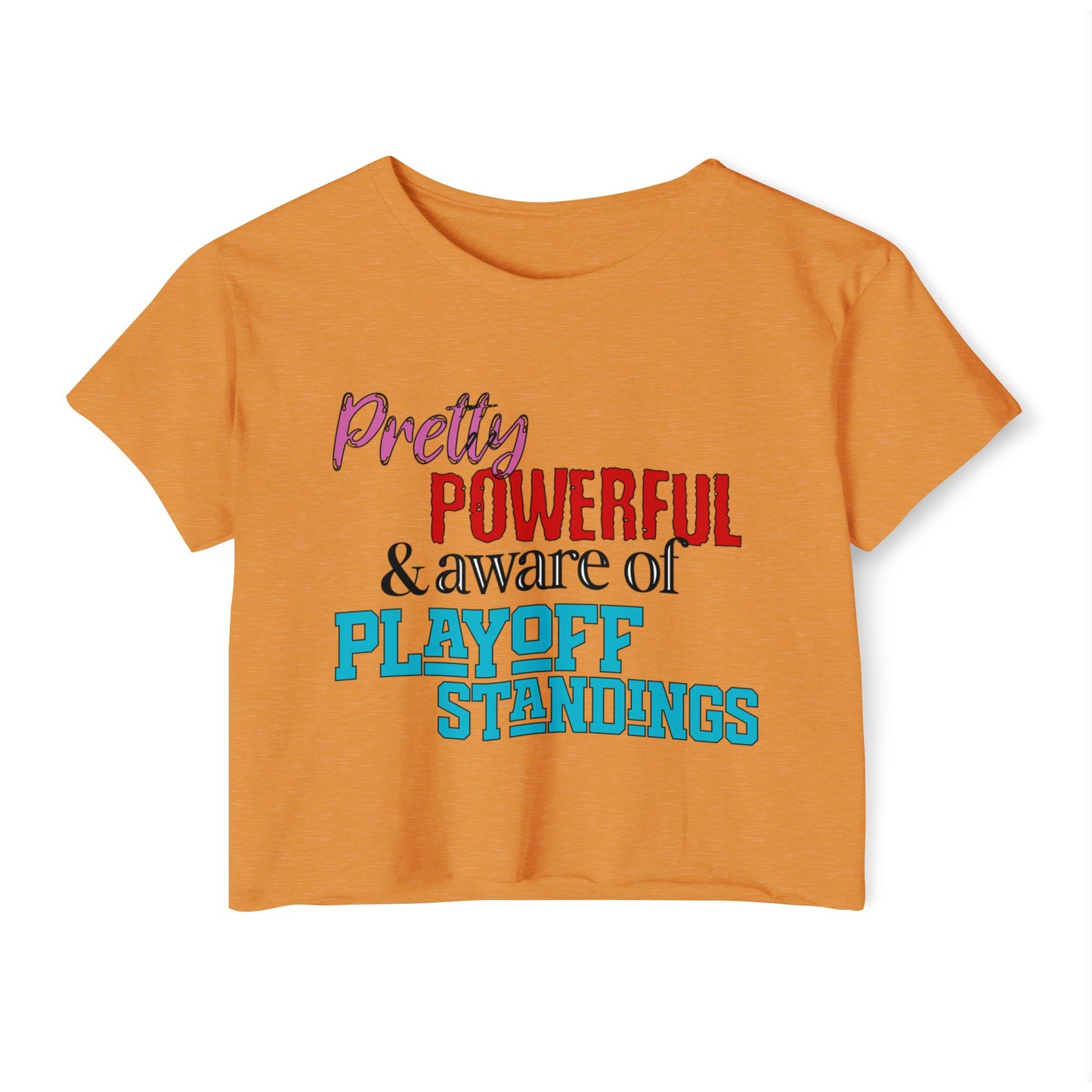 Pretty Powerful Women's Festival Crop Top