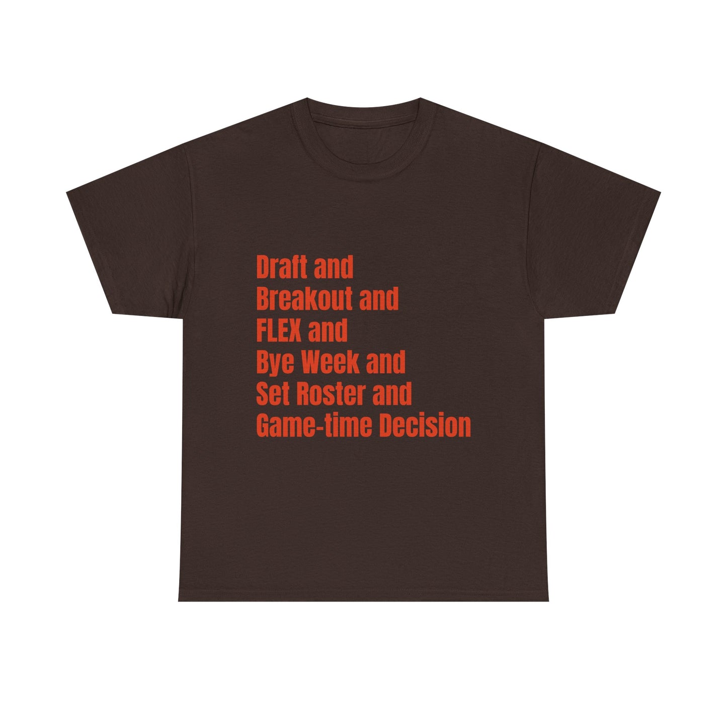 BGLFantasy Sports 6 Terms Unisex Heavy Cotton Short-Sleeve Tee