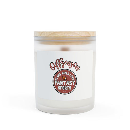 BGLF Fantasy Sports Candle - Offseason Frosted Glass Candle, 11oz