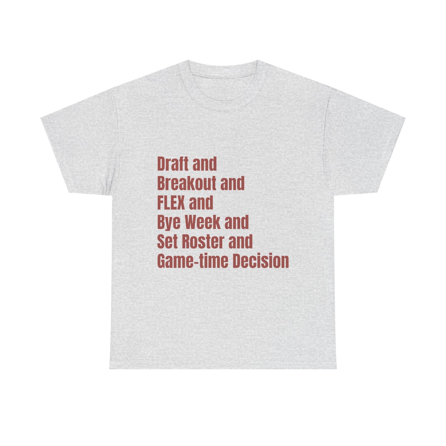 BGLFantasy Sports 6 Terms Unisex Heavy Cotton Short-Sleeve Tee