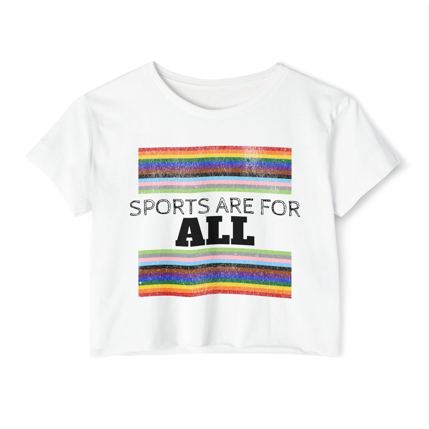 Sports Are For ALL Women's Festival Crop Top