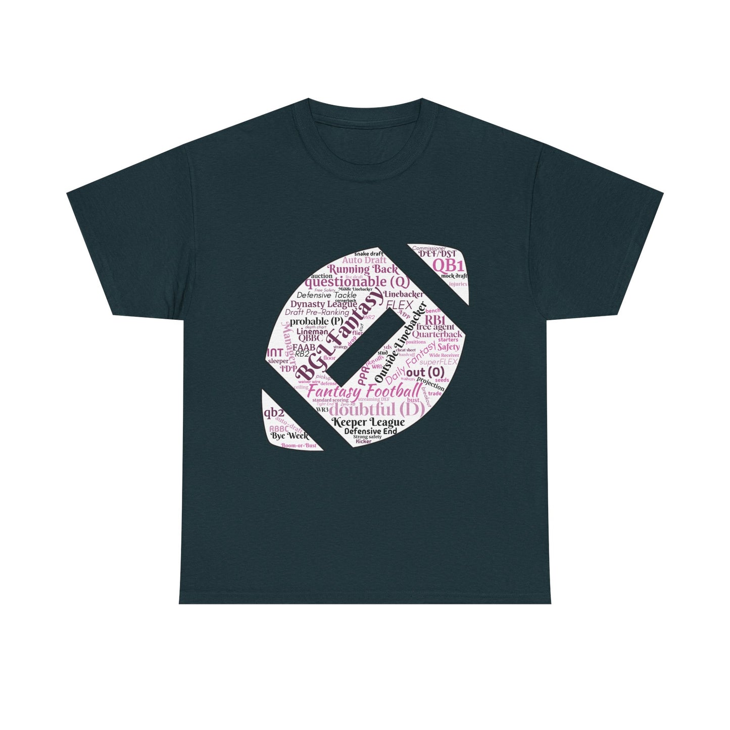BGLF Fantasy Word Cloud Unisex Heavy Cotton Short-Sleeve Tee