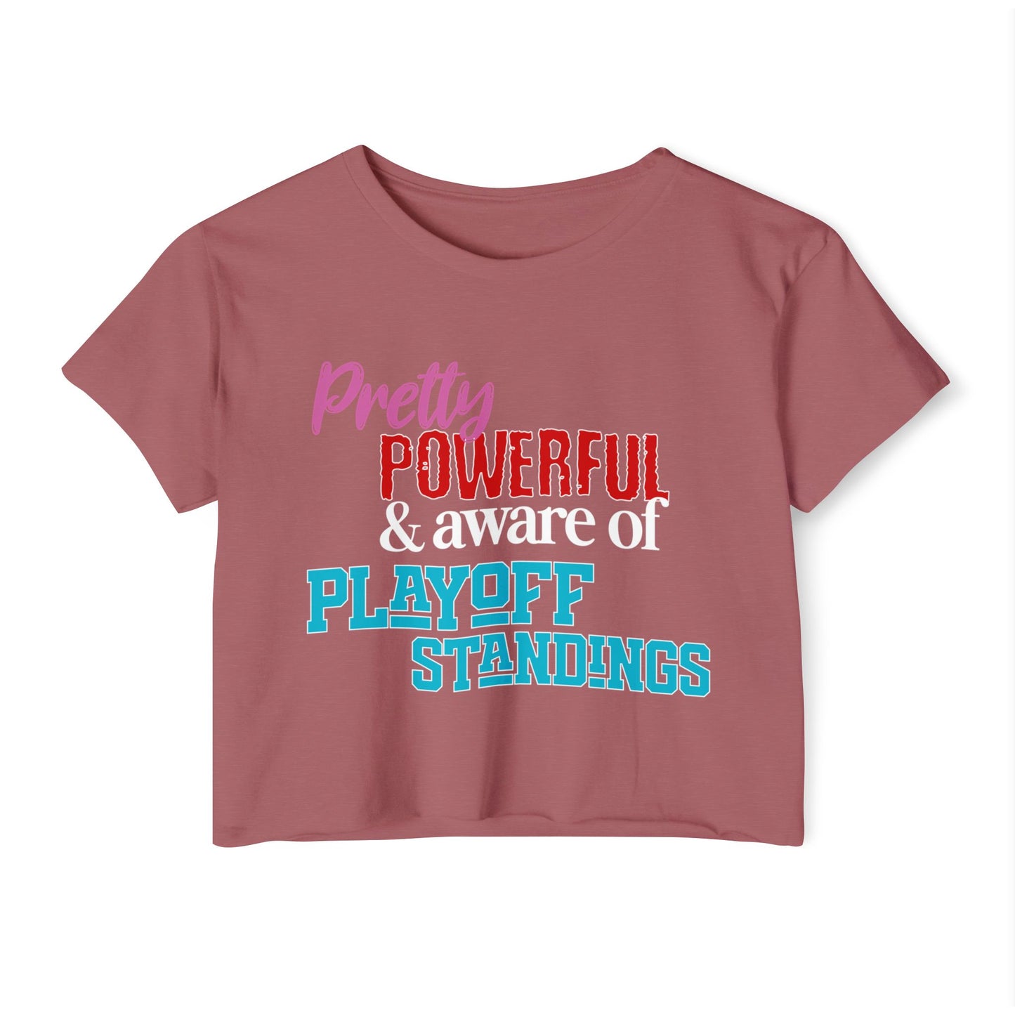 Pretty Powerful Women's Festival Crop Top