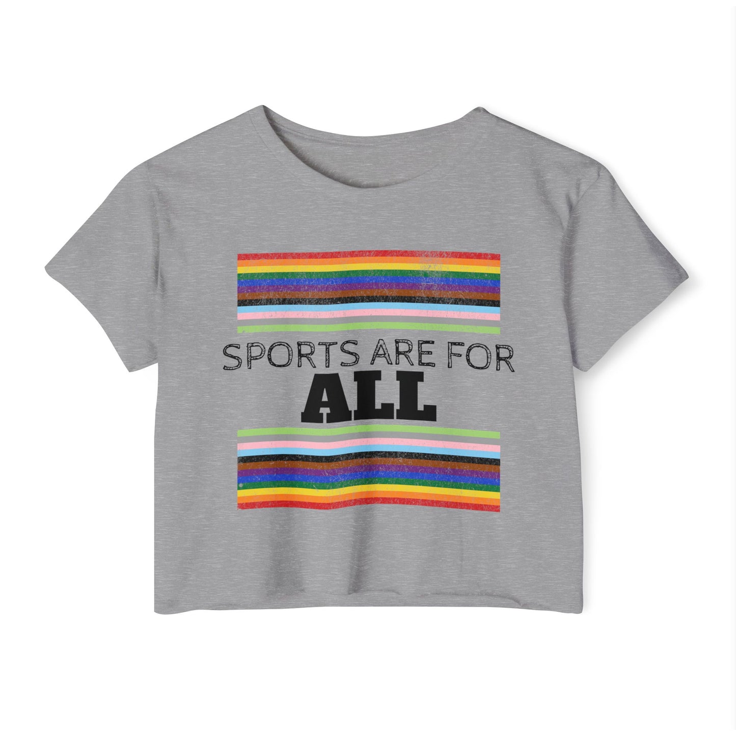 Sports Are For ALL Women's Festival Crop Top