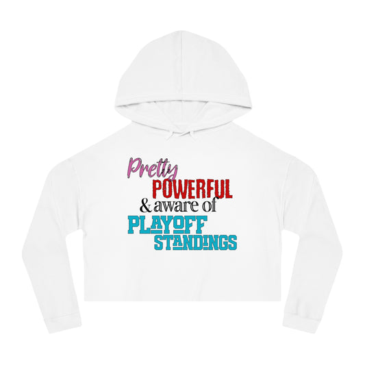 Pretty Powerful Women’s Cropped Hooded Sweatshirt