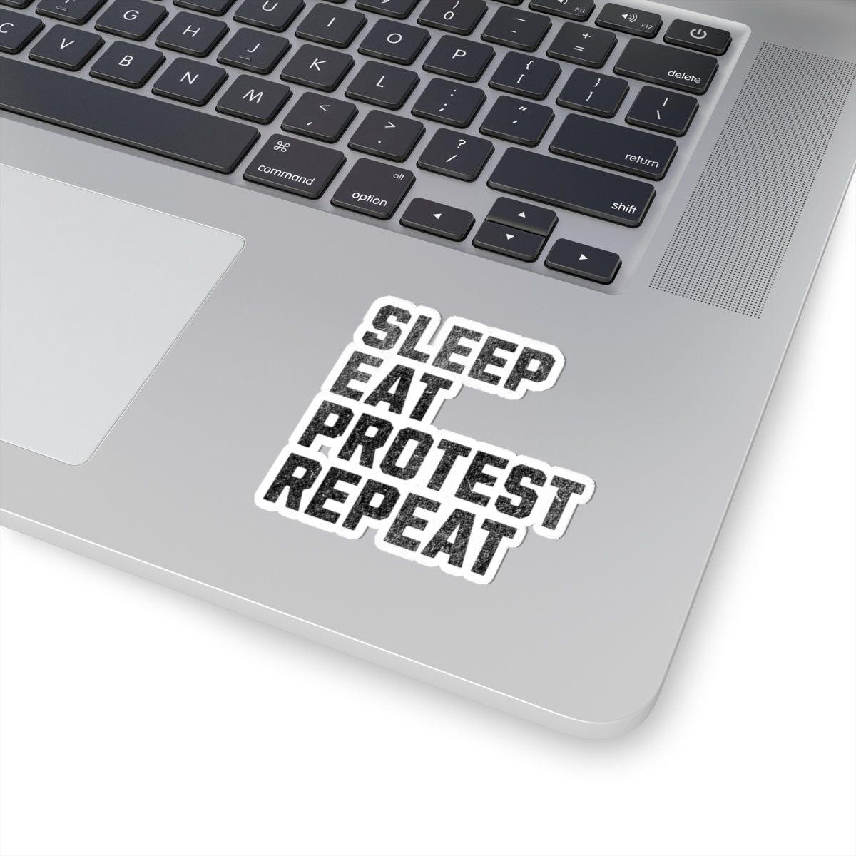 Sleep Eat Protest Repeat Kiss-Cut Stickers