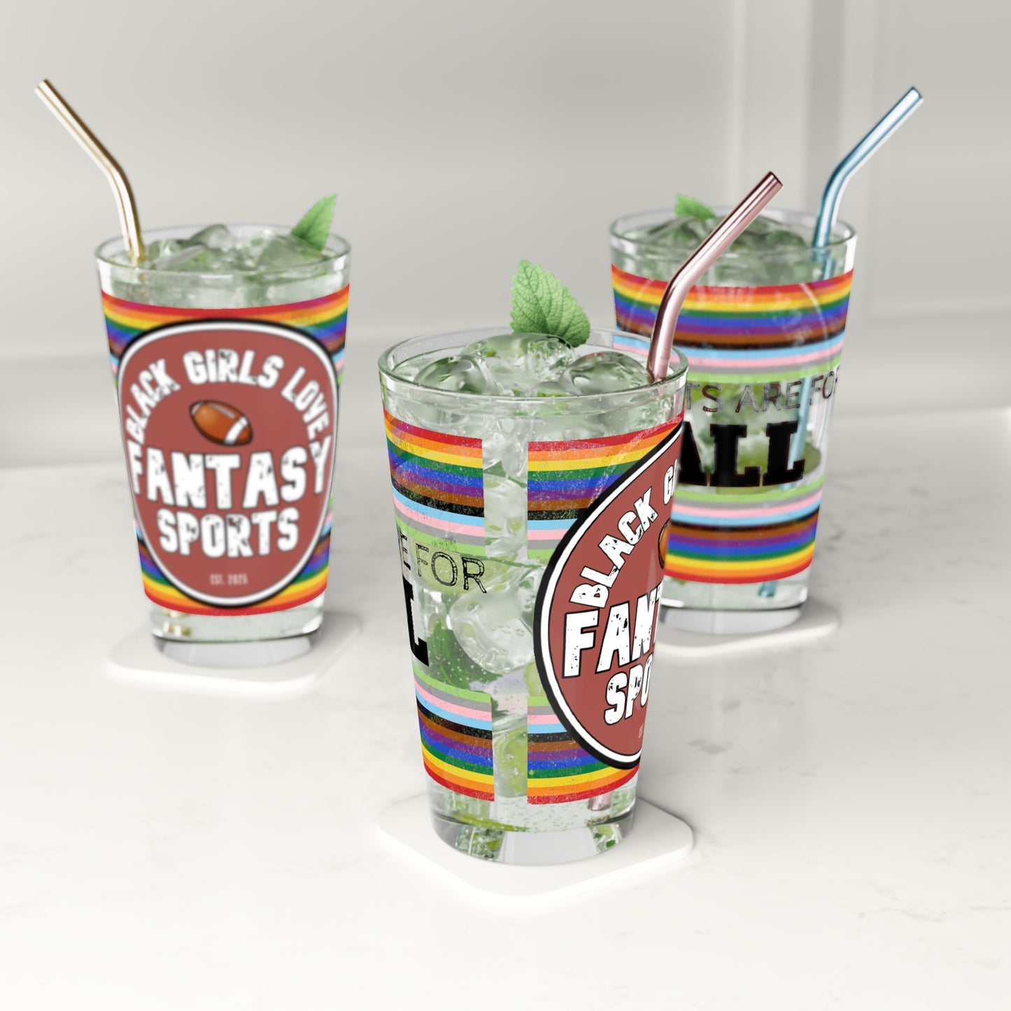 Sports Are for ALL 16oz Pint Glass