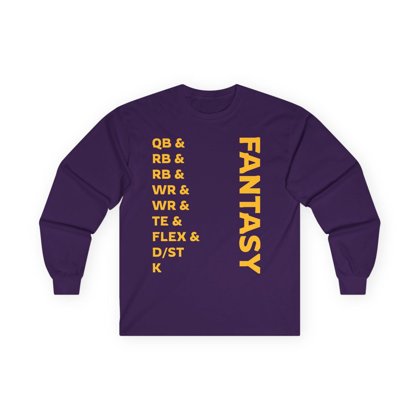 BGLF Fantasy Lineup Unisex Cotton Long Sleeve Tee