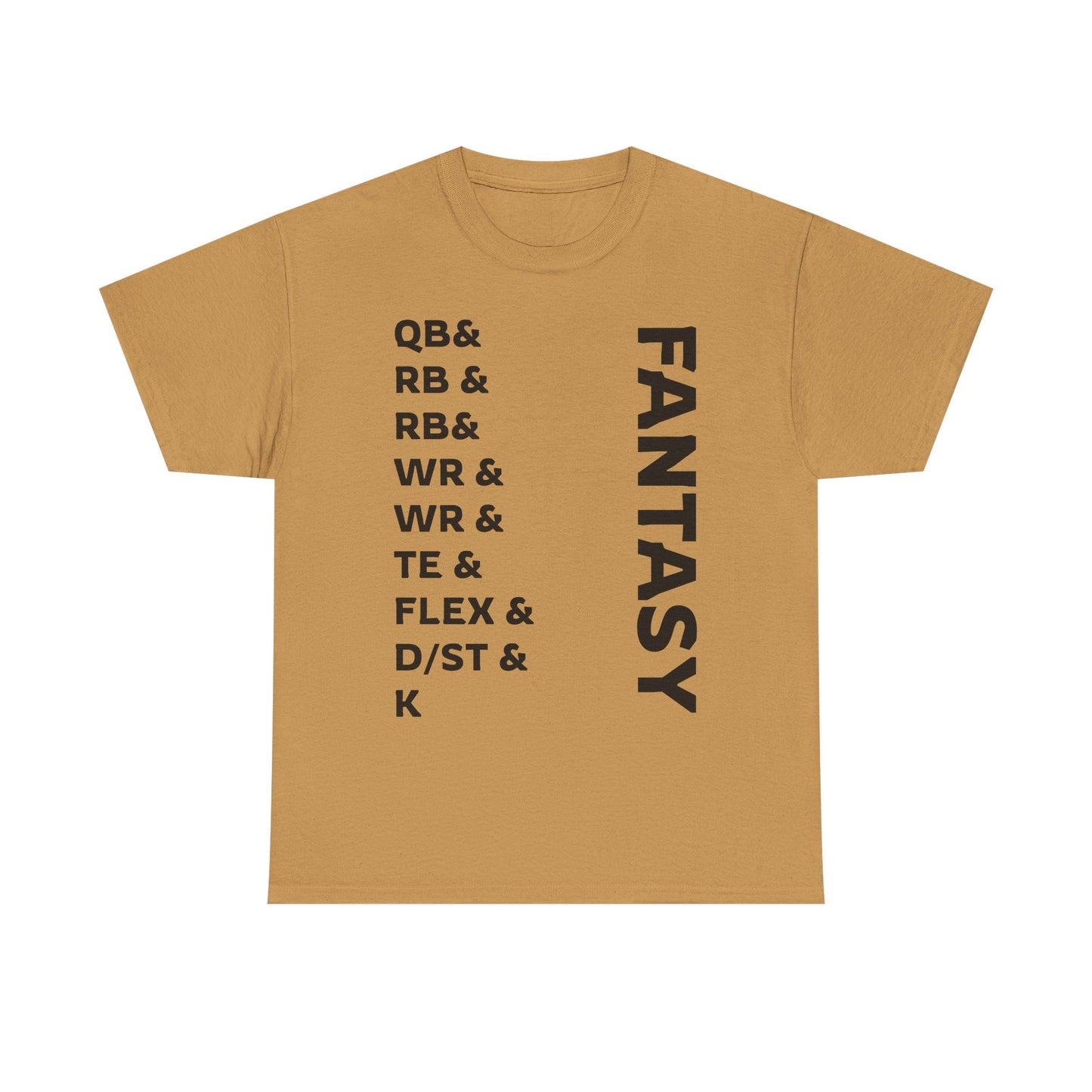 BGLFantasy Sports Football Line Up Unisex Heavy Cotton Short-Sleeve Tee