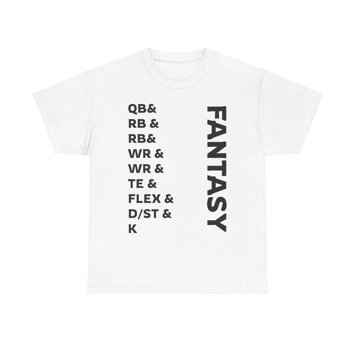 BGLFantasy Sports Football Line Up Unisex Heavy Cotton Short-Sleeve Tee