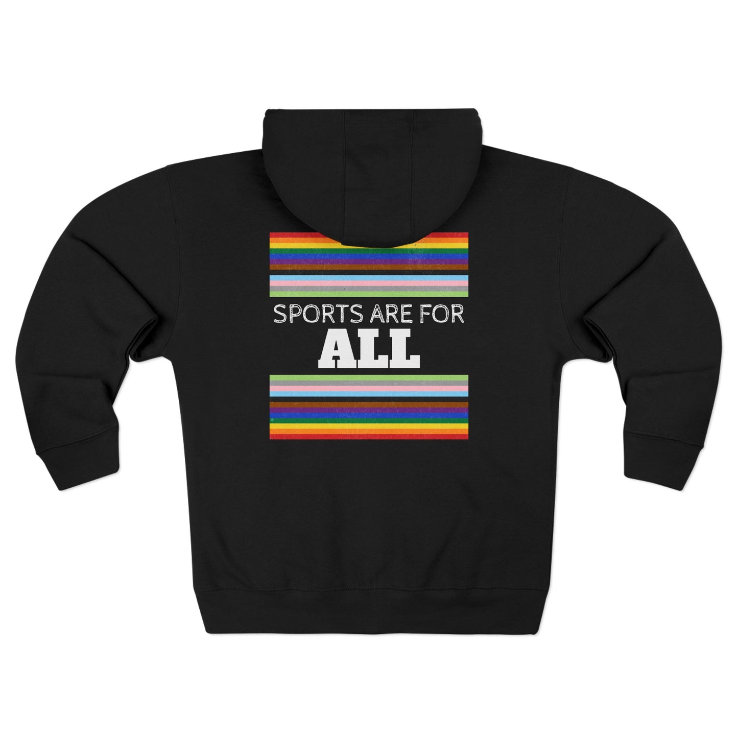 Sports Are For All Unisex Zip Hoodie