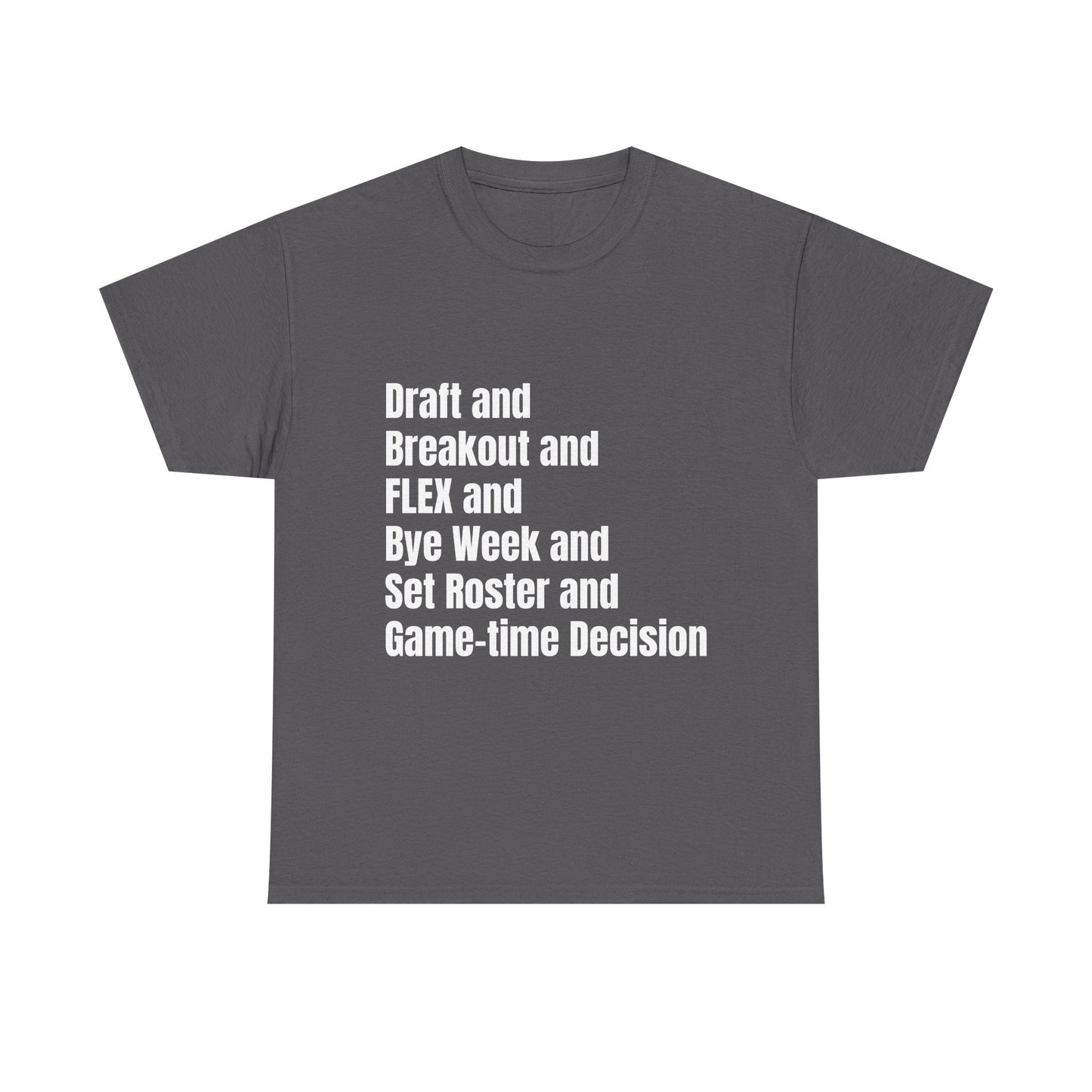 BGLFantasy Sports 6 Terms Unisex Heavy Cotton Short-Sleeve Tee
