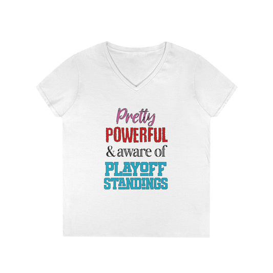 Pretty Powerful Ladies' V-Neck T-Shirt