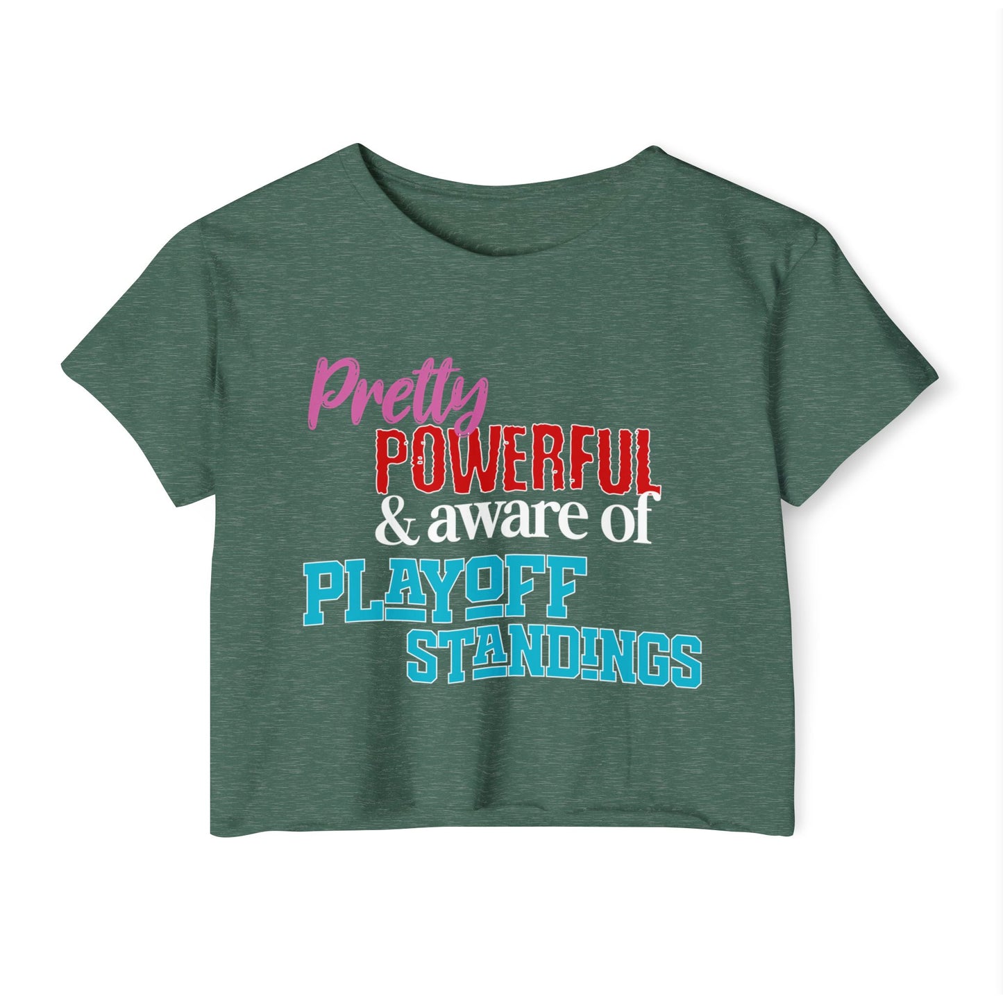 Pretty Powerful Women's Festival Crop Top