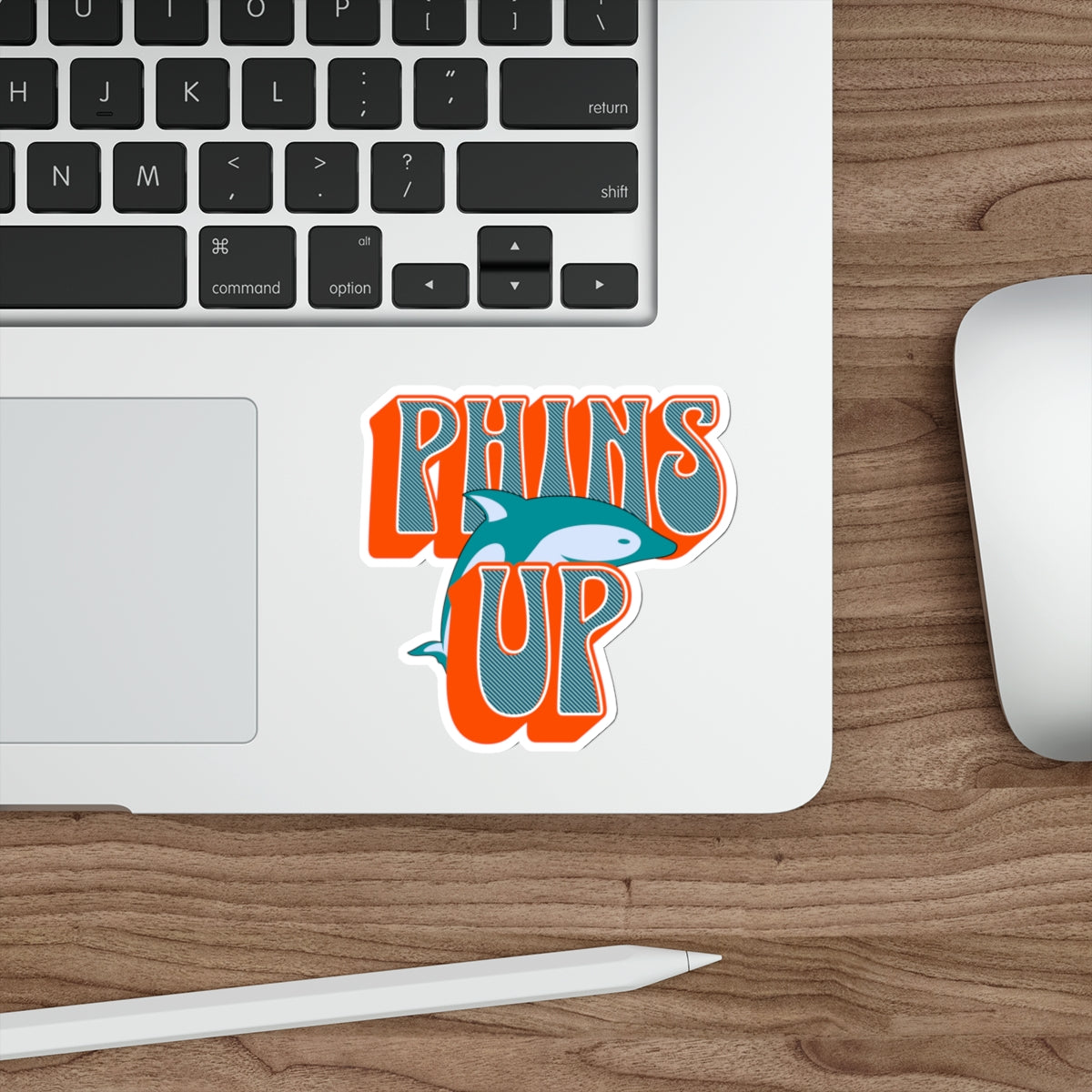 MIA Phins Up Die-Cut Stickers