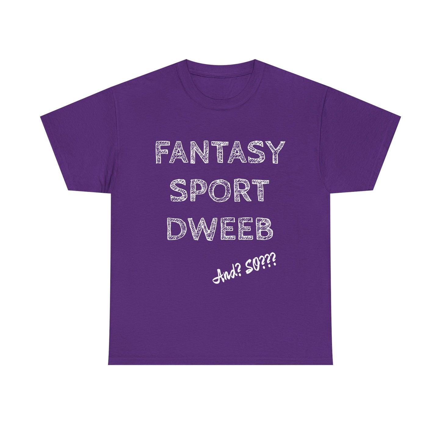 Fantasy Sports Dweeb Unisex Cotton T-Shirt