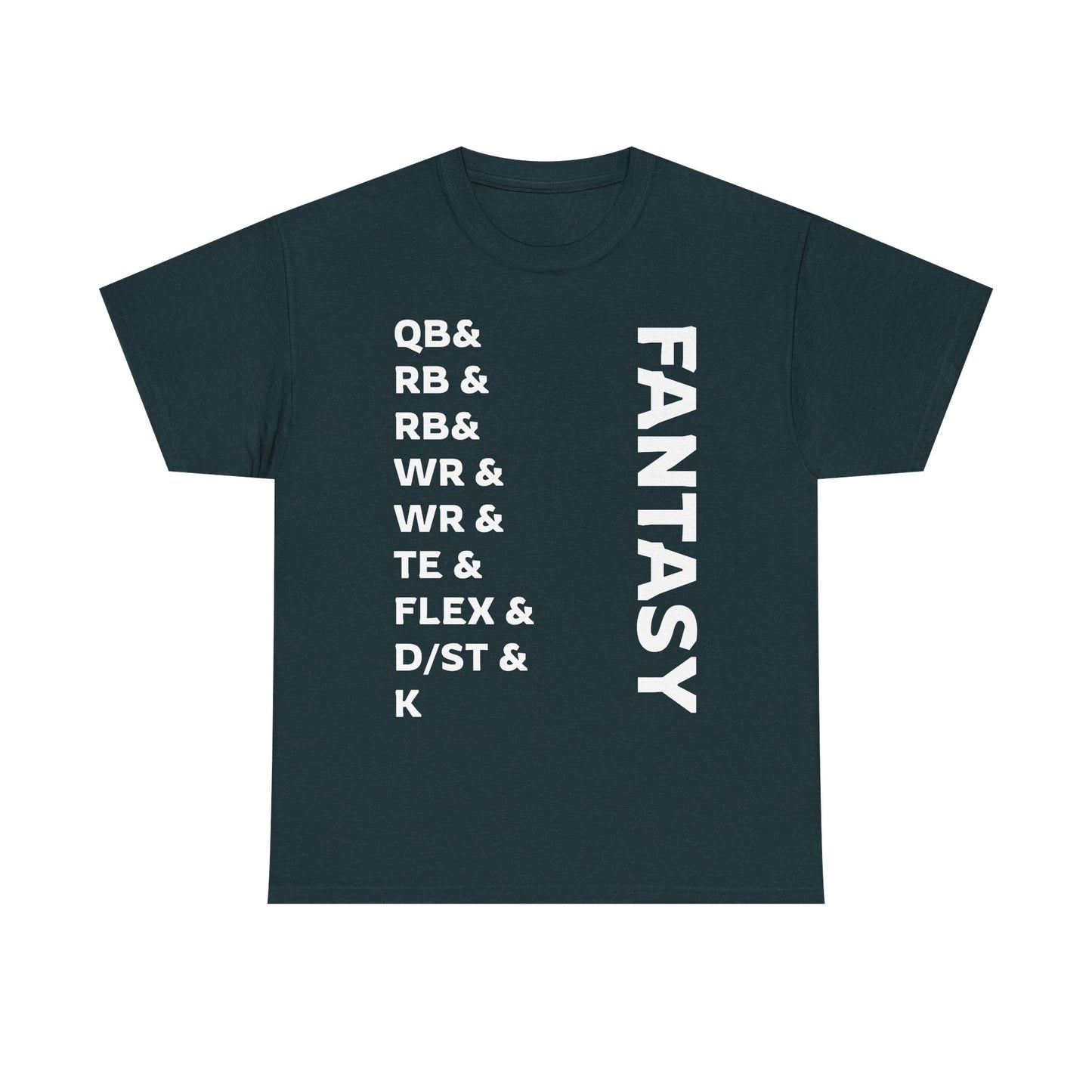 BGLFantasy Sports Football Line Up Unisex Heavy Cotton Short-Sleeve Tee