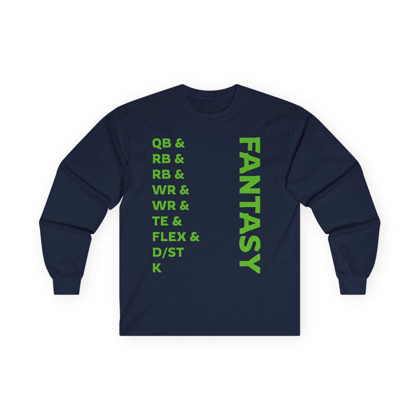BGLF Fantasy Lineup Unisex Cotton Long Sleeve Tee