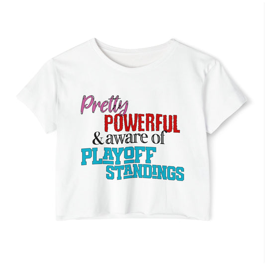 Pretty Powerful Women's Festival Crop Top