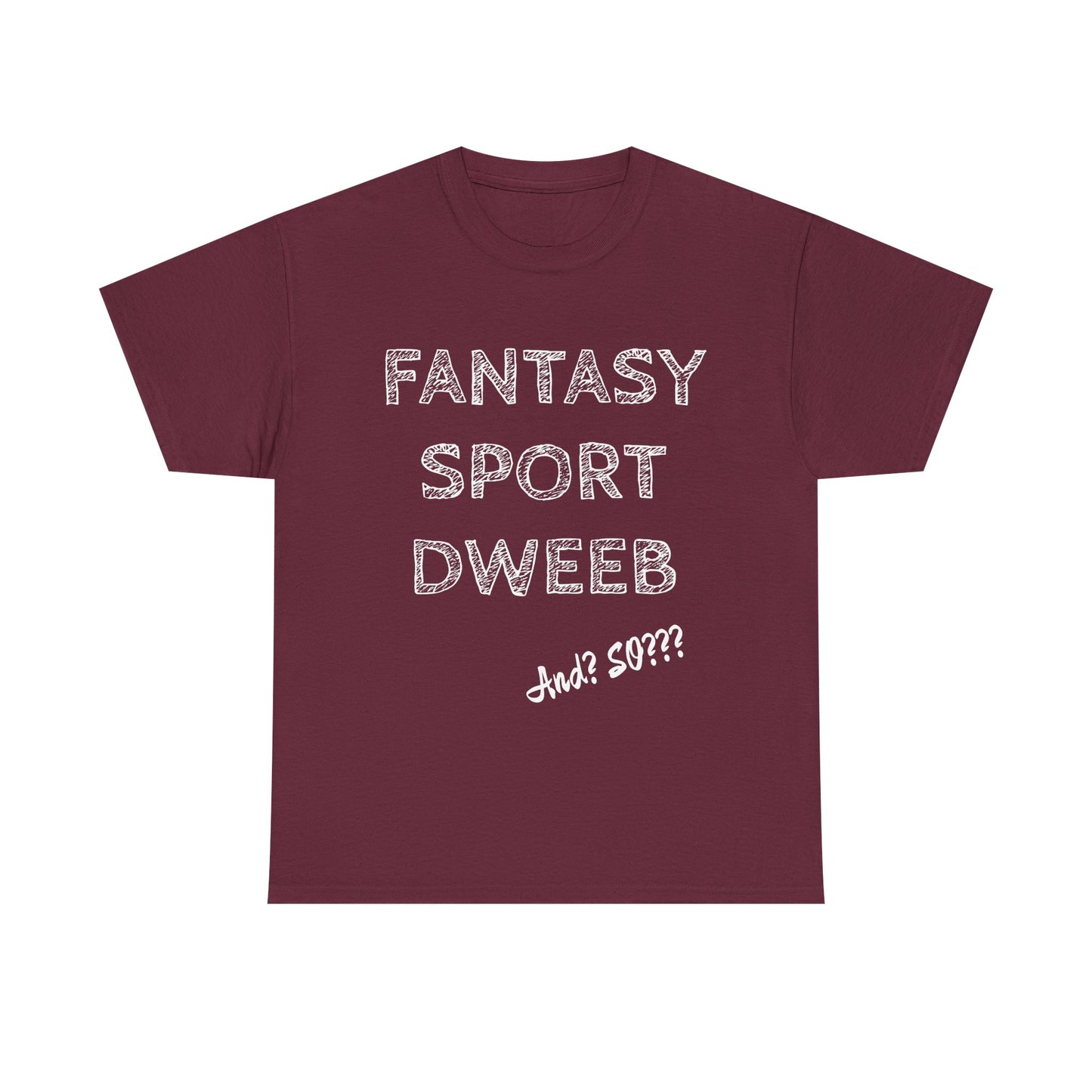 Fantasy Sports Dweeb Unisex Cotton T-Shirt