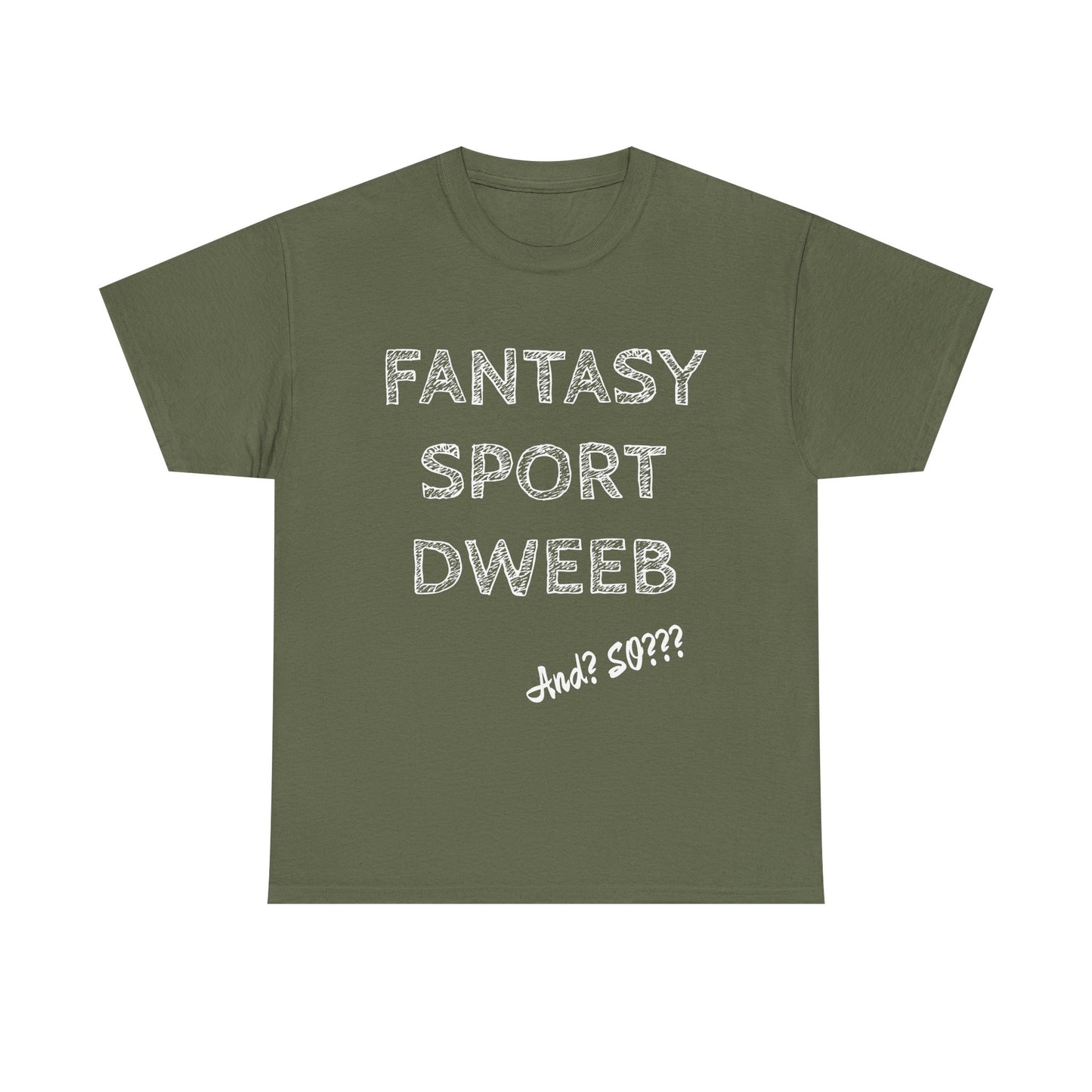 Fantasy Sports Dweeb Unisex Cotton T-Shirt