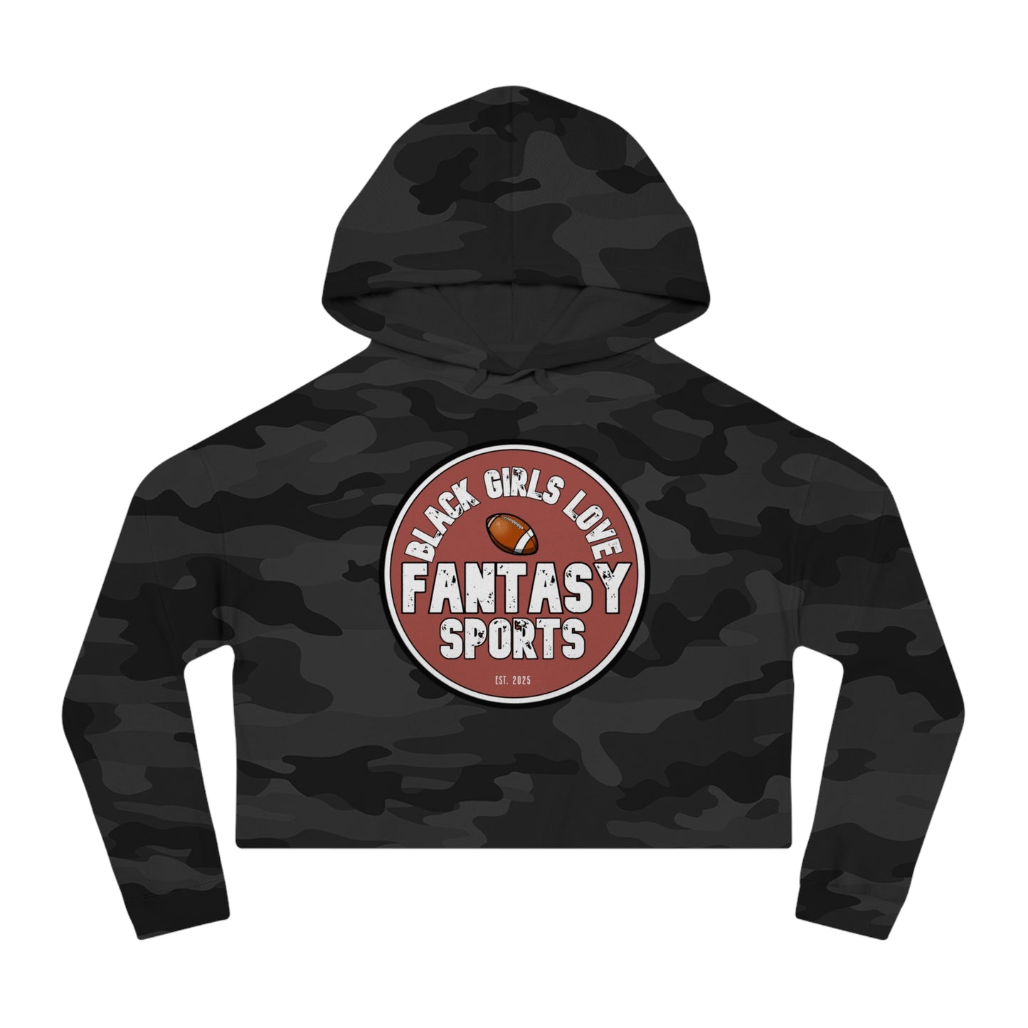 BGLFantasy Sports Women’s Cropped Hooded Sweatshirt
