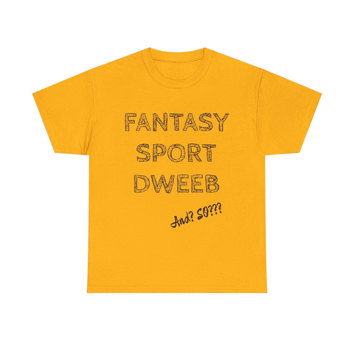 Fantasy Sports Dweeb Unisex Cotton T-Shirt