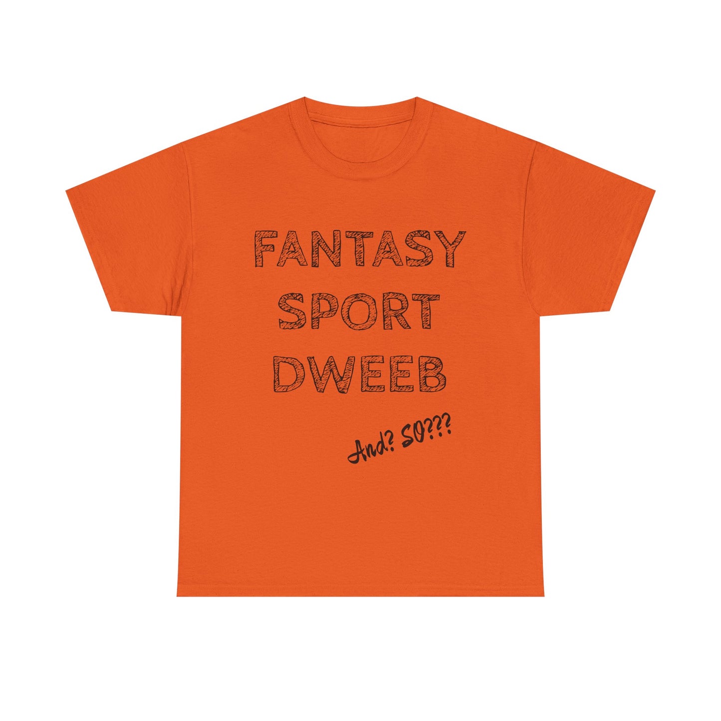 Fantasy Sports Dweeb Unisex Cotton T-Shirt