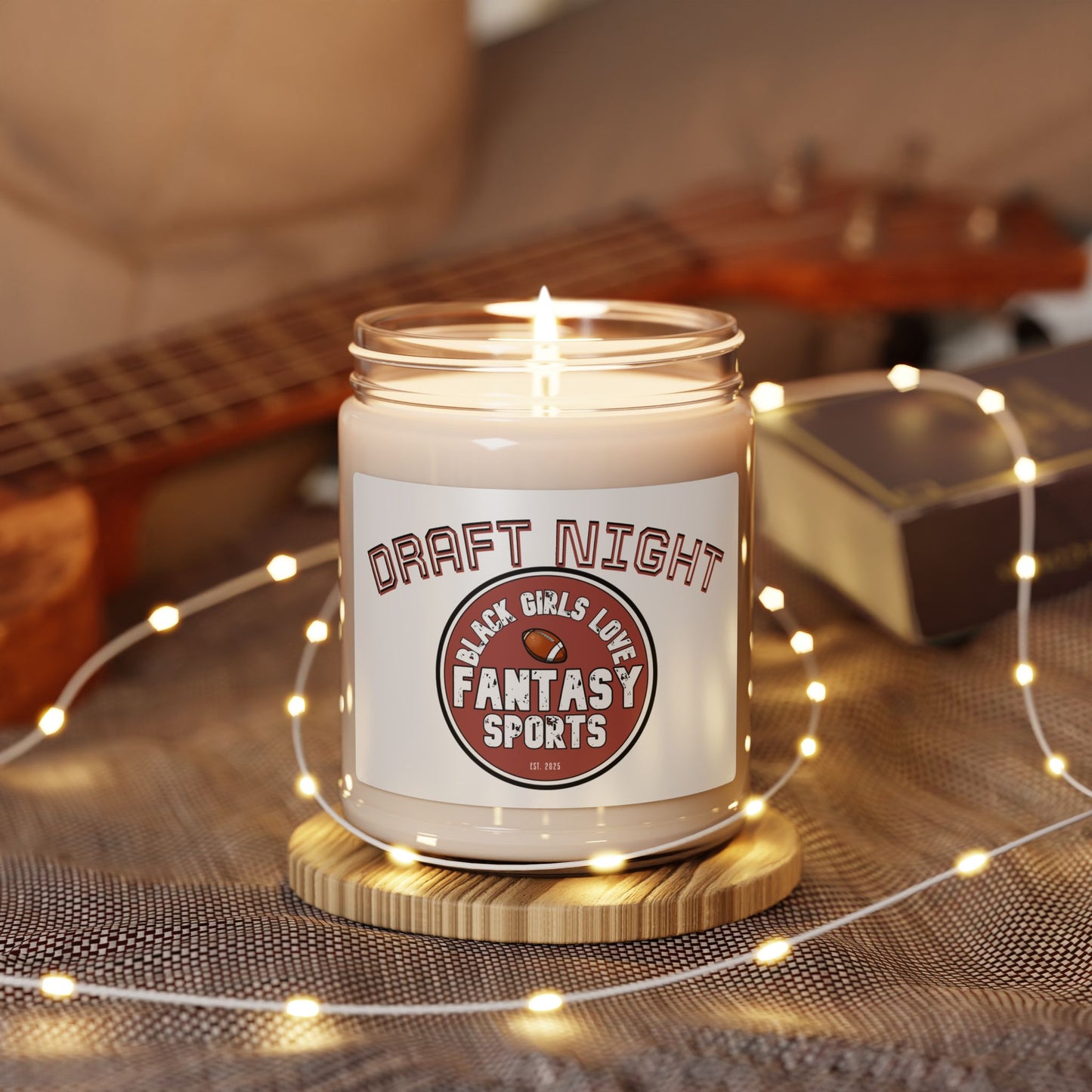 BGLFantasy Sports Draft Night Scented Soy Candle, 9oz