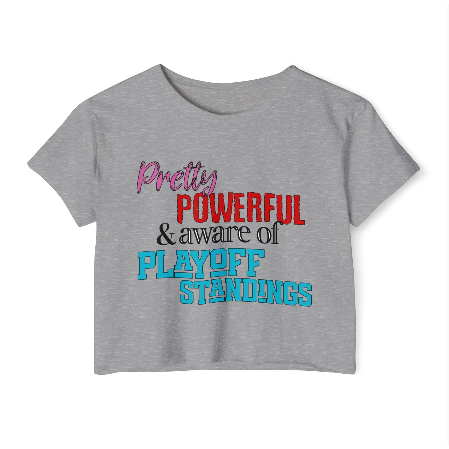 Pretty Powerful Women's Festival Crop Top