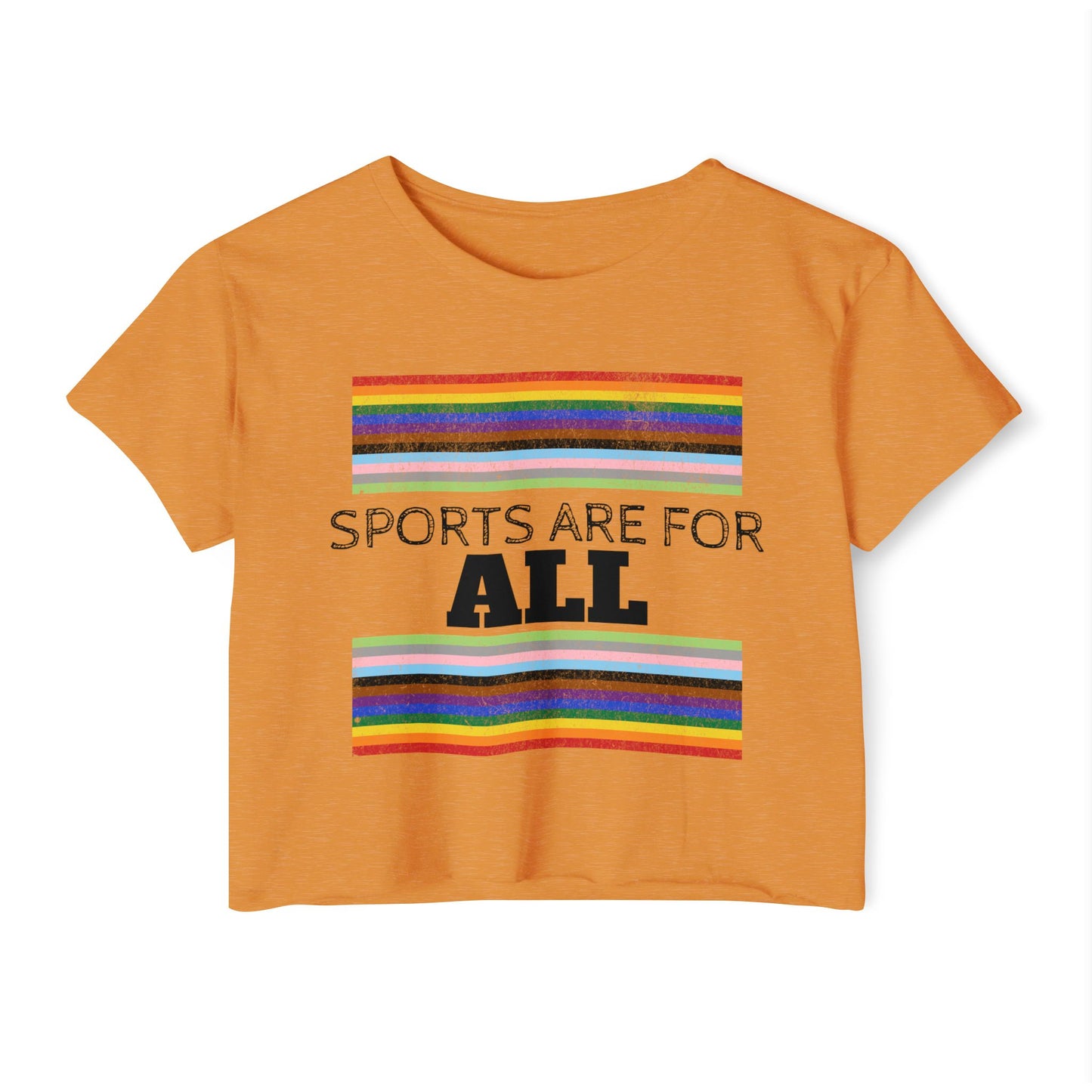 Sports Are For ALL Women's Festival Crop Top