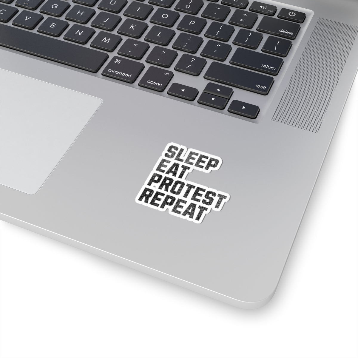Sleep Eat Protest Repeat Kiss-Cut Stickers