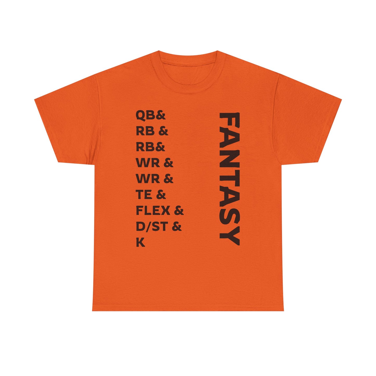 BGLFantasy Sports Football Line Up Unisex Heavy Cotton Short-Sleeve Tee