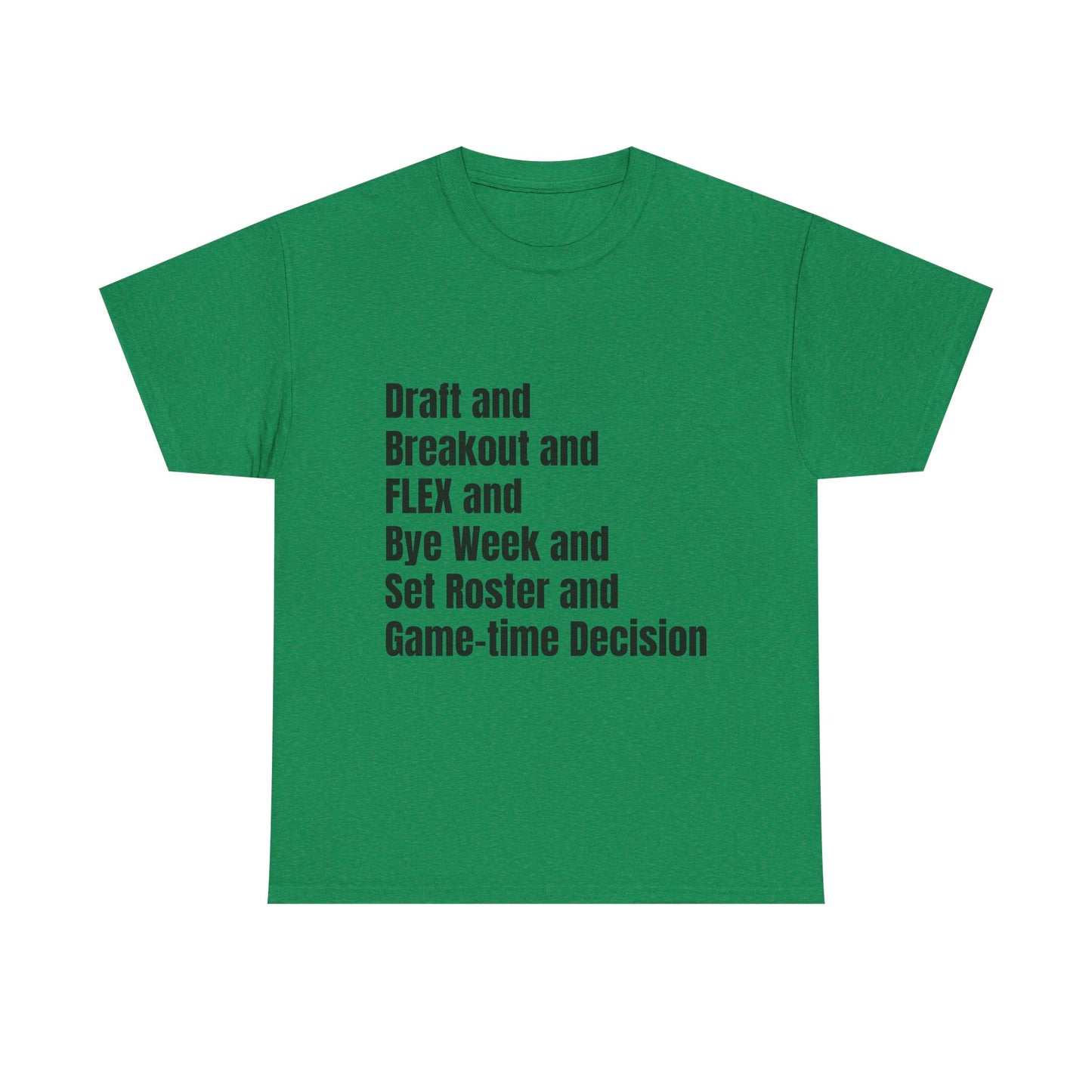 BGLFantasy Sports 6 Terms Unisex Heavy Cotton Short-Sleeve Tee