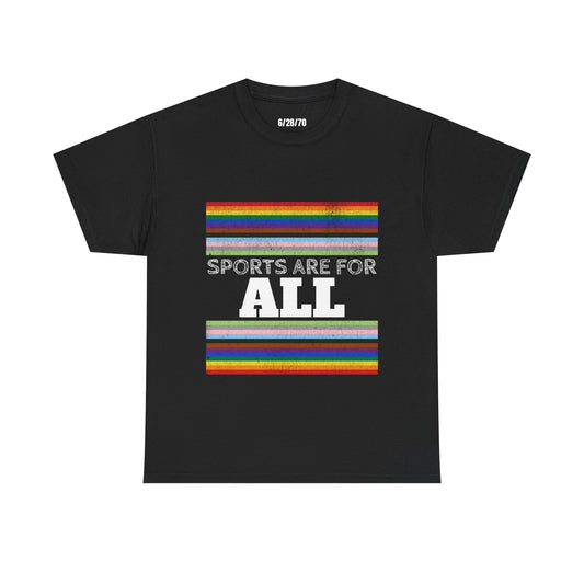 Sports are for ALL Unisex Cotton T-Shirt
