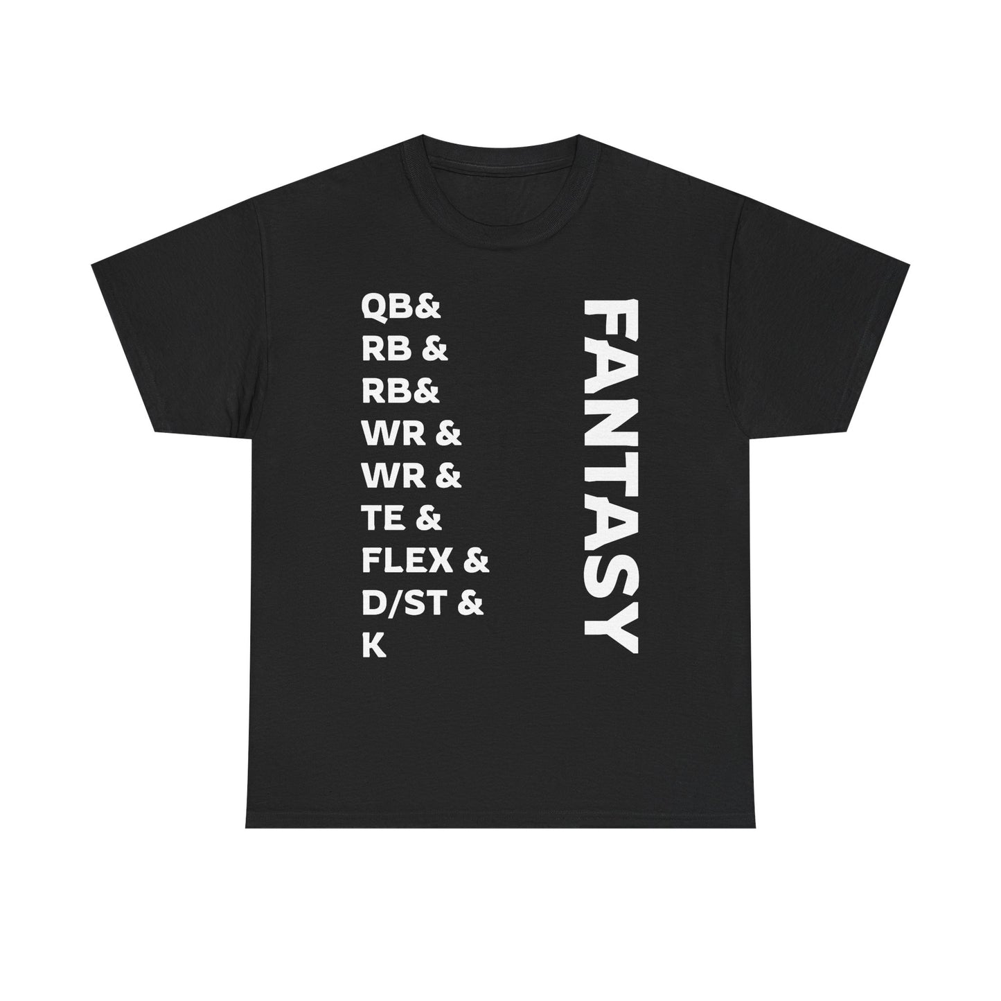 BGLFantasy Sports Football Line Up Unisex Heavy Cotton Short-Sleeve Tee