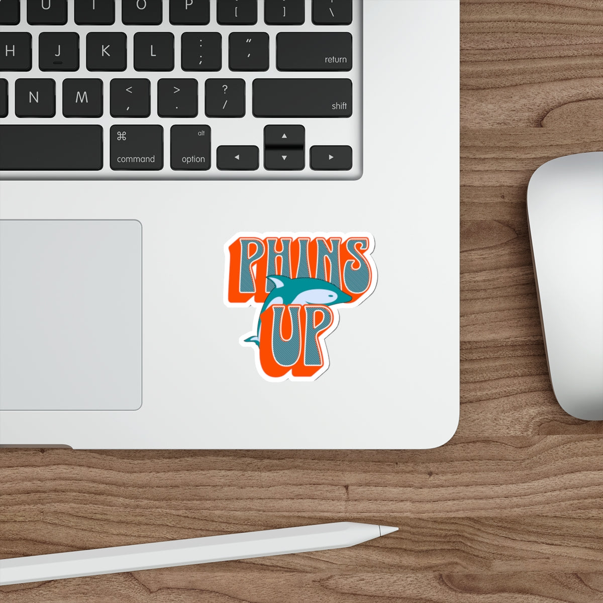 MIA Phins Up Die-Cut Stickers
