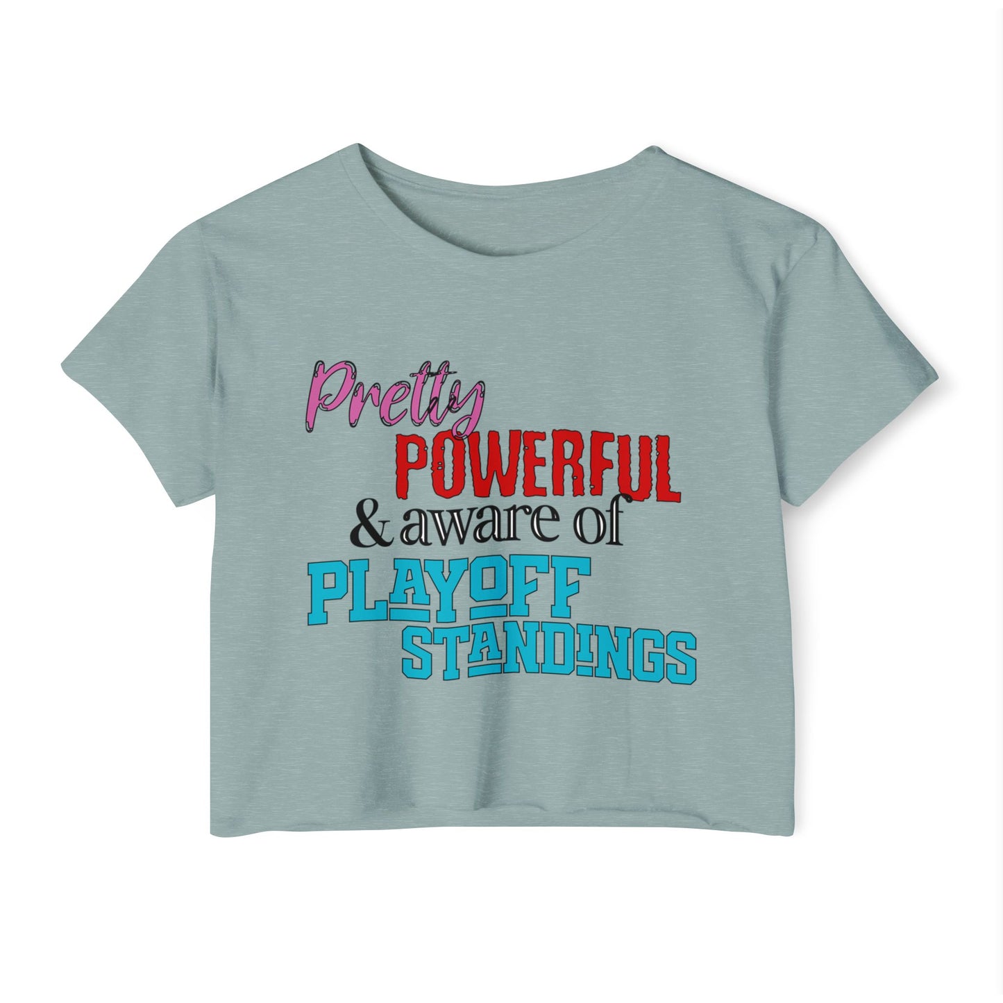 Pretty Powerful Women's Festival Crop Top