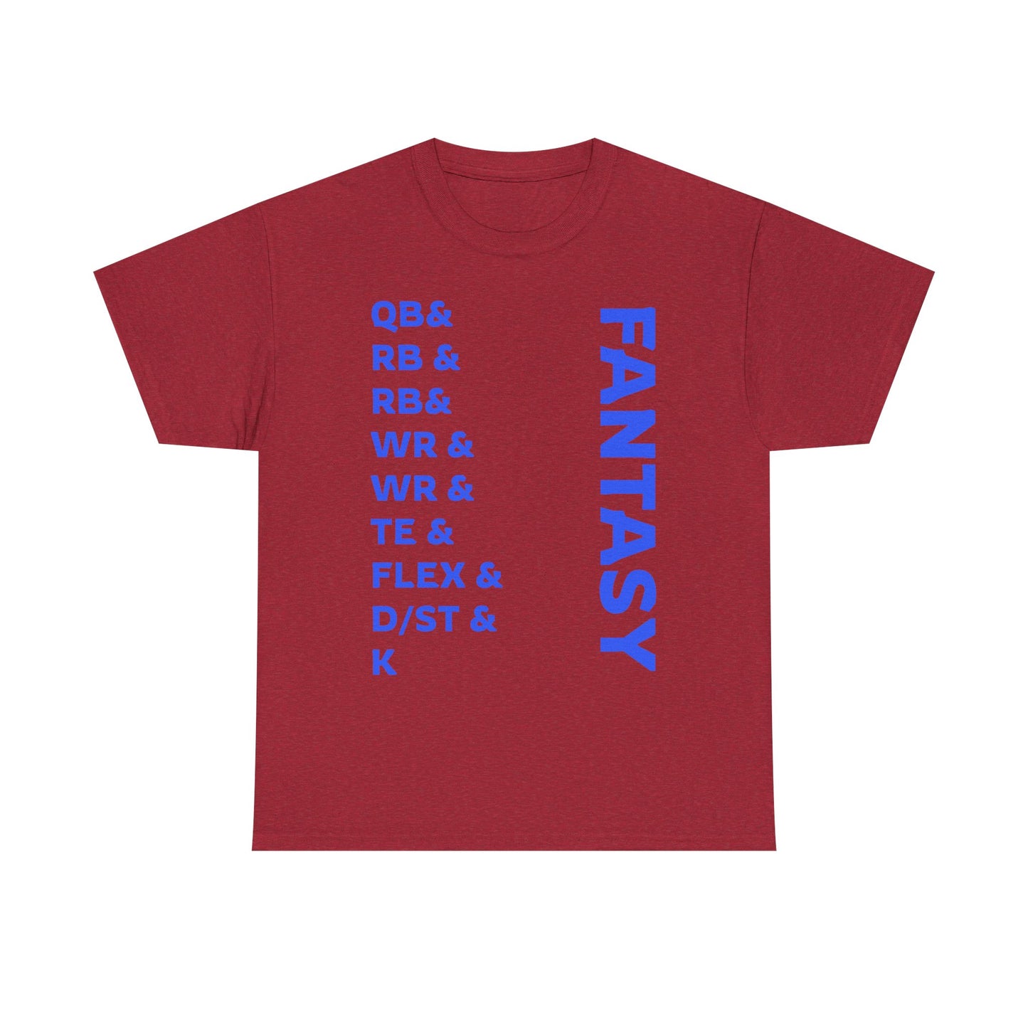 BGLFantasy Sports Football Line Up Unisex Heavy Cotton Short-Sleeve Tee
