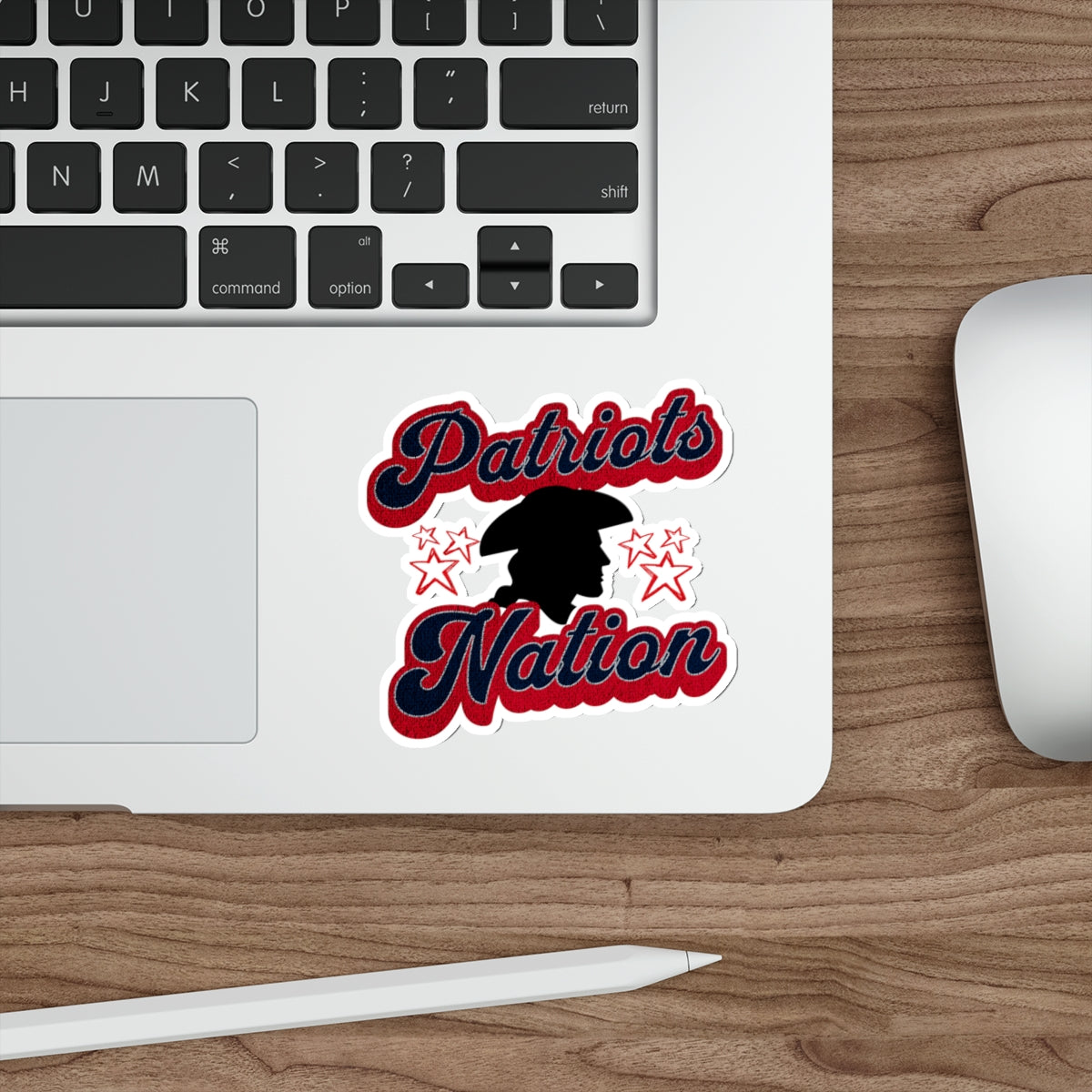 NE Patriots Nation Die-Cut Stickers