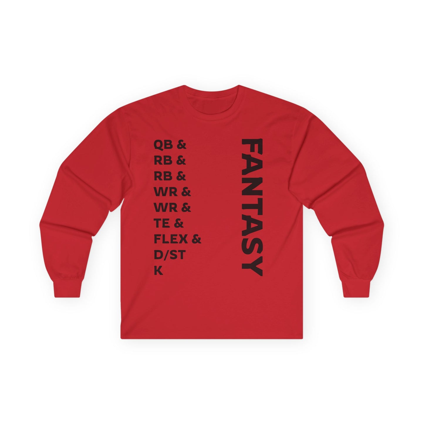 BGLF Fantasy Lineup Unisex Cotton Long Sleeve Tee
