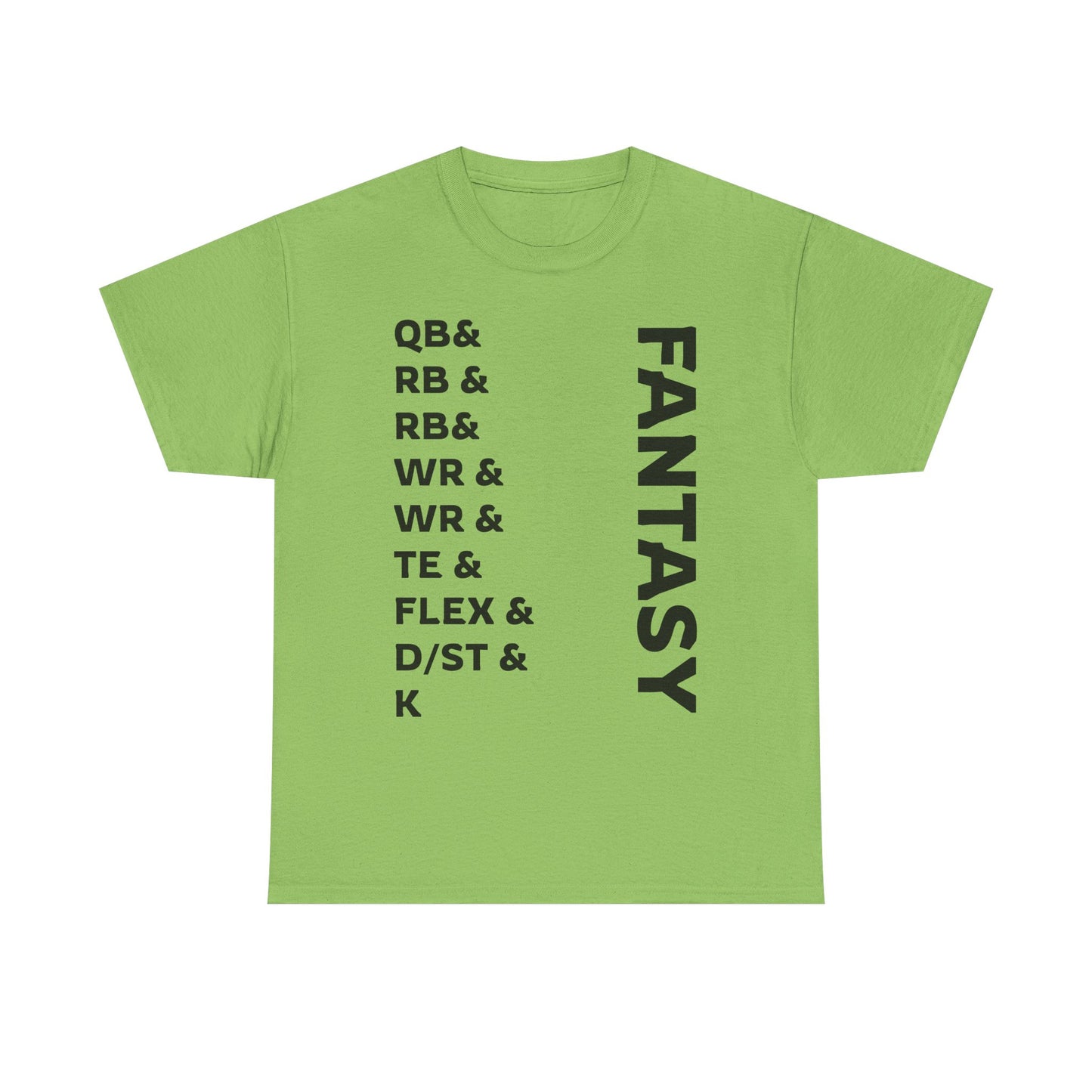 BGLFantasy Sports Football Line Up Unisex Heavy Cotton Short-Sleeve Tee