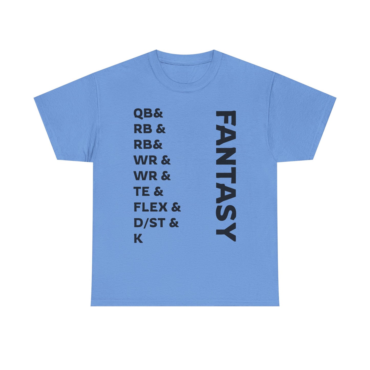 BGLFantasy Sports Football Line Up Unisex Heavy Cotton Short-Sleeve Tee