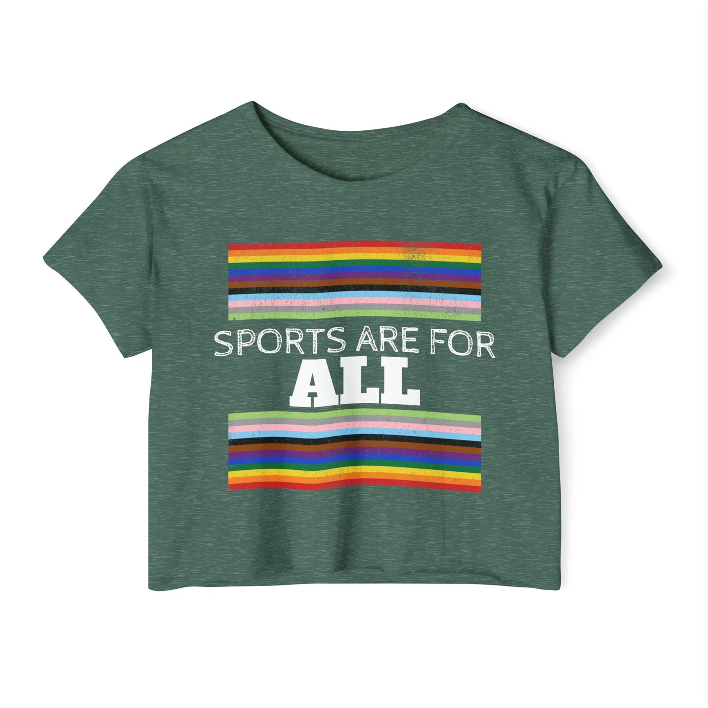 Sports Are For ALL Women's Festival Crop Top